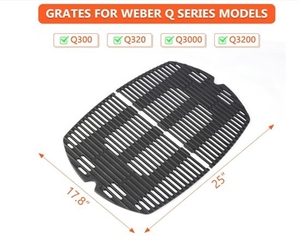 Lot de 2 grilles de cuisson 7584 7646 pour <span class=keywords><strong>Weber</strong></span> en fonte - Product Image 3