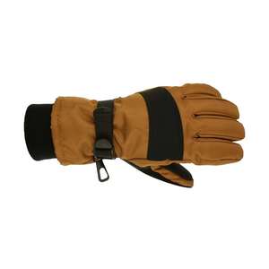Gants de snowboard et de ski avec bande horizontale, boucle décorative, sangle, languette de traction et manchette extensible pour sports d'hiver et activités de plein air - Product Image 5