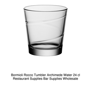 Vaso de Agua Archimede 24 cl Bormioli Rocco H 8.2 cm Ø 7.6 cm - Product Image 2