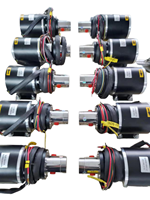 Pompe à engrenages à entraînement magnétique micro-électromagnétique en acier inoxydable 316L, étanche, avec moteur 24V, haute pression 20 bars, garantie 1 an