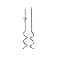 Batteur sur socle électrique Genesis 300W, bol mélangeur en acier inoxydable de 3,5 L, fonction turbo 5 vitesses, design à tête inclinable, cuisson à une touche
