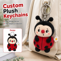 Fabricante de Llaveros de Peluche Personalizados: Llaveros de Insectos y Mariquitas, Caja Sorpresa de Peluche Suave, Animales de Peluche Personalizados OEM ODM, Juguete de Peluche