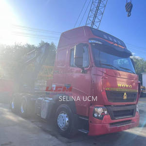 Camion tracteur Howo Sinotruck d'occasion de Chine, 430, 450, 540 ch, 6x4, 8x4, 40-100 tonnes, A6, A7, T7, T7H - Product Image 4