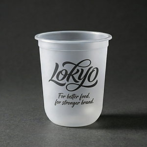 Vaso <span class=keywords><strong>de</strong></span> Té Boba en Forma <span class=keywords><strong>de</strong></span> U LOKYO, Fondo Redondo, PP, 500 ml, 700 ml, Vaso <span class=keywords><strong>de</strong></span> Plástico Desechable Esmerilado para Tiendas <span class=keywords><strong>de</strong></span> Té <span class=keywords><strong>de</strong></span> Burbujas <span class=keywords><strong>de</strong></span> Moda - Product Image 5