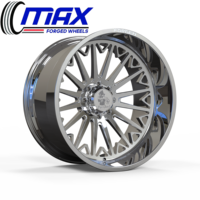 Jantes de camion forgées sur mesure MAX FORGED 24x14 26x14 28x14 8x170 8x180 pour Ford F250 F350 pour GMC Sierra 2500HD