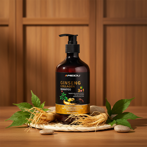 Kit de Soins Capillaires Marque Blanche Romarin Menthe Sans Sulfate Ginseng Masque Traitant Capillaire Produit de Croissance Shampoing Revitalisant pour Réparation - Product Image 1