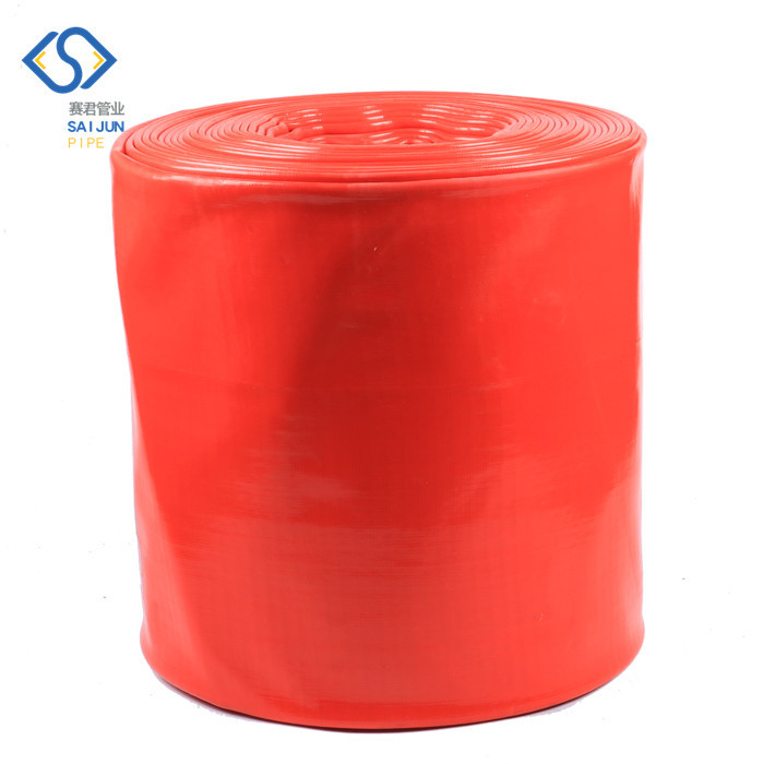 10 дюймов PVC плоскоукладываемый шланг для переводятся с помощью воды