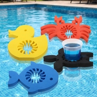 Support de Gobelet Flottant en EVA Léger pour Piscine, Plage, Fête Aquatique – Accessoire de Rangement pour Boissons – Vente en Gros