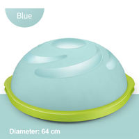 Offre Spéciale : Ballon d'Équilibre Portable Demi-Sphère avec Bande de Résistance à Surface Nervurée Antidérapante pour Entraînement à Domicile