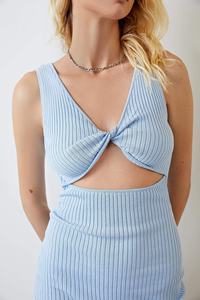 Nuovo abito Sexy da donna in arrivo abito Casual in maglia con abbigliamento Llit abito aderente in maglia - Product Image 2