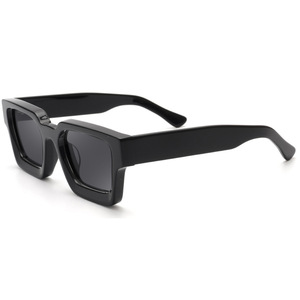 Gafas de Sol de Acetato de Diseño de Lujo con Montura Gruesa y Aro Completo, Lentes Polarizadas TAC con Protección UV400, Modernas y Coloridas, Unisex para Adultos - Product Image 3