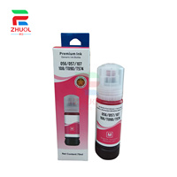 Tinta de Recarga 103 para Impresoras de Inyección de Tinta Epson L1110 L3110 L3111 L3116 L3150 L3151 L3156 L3160 L5190 L1210, Botella de 70 ml