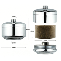 Filtre à eau de douche multi-étapes au charbon actif et au chlore pour usage domestique, marque privée, qualité supérieure