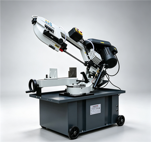 Scie à ruban horizontale semi-automatique industrielle pour la découpe des métaux - Product Image 4