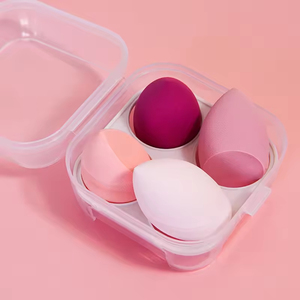 Lot de 4 éponges de maquillage <span class=keywords><strong>Meixu</strong></span> sans latex, 4x6cm, réutilisables et lavables pour le fond de teint - Product Image 4