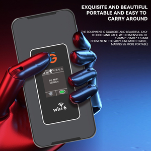 Routeur WiFi portable extérieur haute vitesse 80000mAh 2.4G+5G OEM Type-C 5G avec 1 emplacement pour carte SIM 1200Mbps - Product Image 6