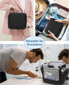 Custom <b>Travel</b> Hanging Toiletry <b>Bag</b> Waterproof Large Makeup <b>Cosmetic</b> Organizer Storage Dopp Kit Shower Bathroom Hygiene <b>Bags</b> - Product Image 6