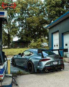 Aile en fibre de carbone sèche de style col de cygne V1X de haute qualité en gros pour Toyota GR Supra A90 A91 MK5, kit de carrosserie de spoiler arrière - Product Image 4