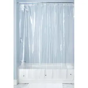 Cortinas de banheira, cortina de banheira grossa de pvc com partição