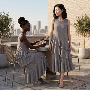 Collection tendance de robes pour femmes, robes d'été en tissu léger, robe de soleil pour les voyages - Product Image 1