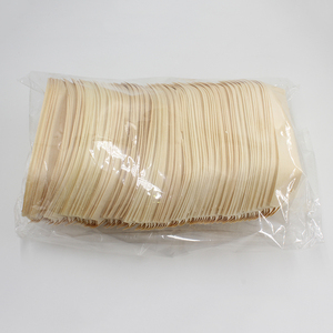 J & M piring pesta makan malam kayu bambu sekali pakai - Product Image 6