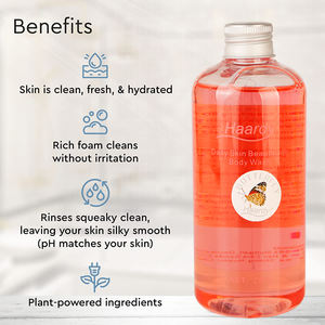 Gel Douche Quotidien Haardy pour Hommes et Femmes - Gel Douche Hydratant aux Acides Aminés, Savon Corporel pour Peaux Sèches et Sensibles - Product Image 4