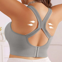 Soutien-gorge de sport sans couture respirant et confortable pour femme, grande taille, dos nageur, idéal pour le quotidien – Vente en gros usine