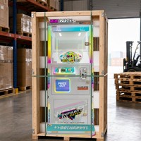 LECHUANG Borne d'arcade à monnayeur avec distributeur de capsules et joystick, pour centre commercial et centre de loisirs