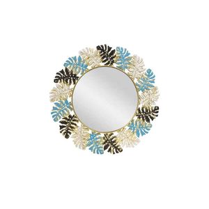 Gương treo tường hình lá rùa sắt phong cách Bắc Âu sang trọng nhẹ nhàng, trang trí phòng khách phòng ngủ, bán buôn - Product Image 1