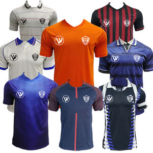 レトロサッカージャージービンテージサッカーシャツクイックドライサッカーレトロクラシックサッカージャージースポーツウェア用ユニフォーム - Product Image 6