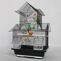 Petite cage à oiseaux pour perruches, agapornis, perruches, pinsons, canaris, cage en métal pour perroquets pour la maison ou les voyages, fournitures pour oiseaux