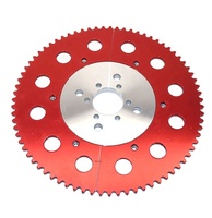 OEM CNC usinage Racing Go Kart pièces personnalisé 7075 pignon arrière en aluminium fendu