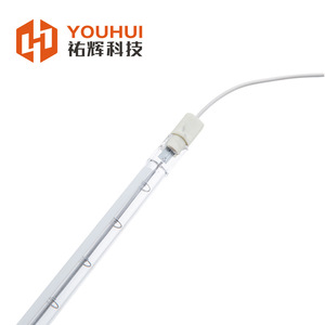 หลอดทำความร้อนอินฟราเรด Youhui 1500W 220V ท่ออลูมิเนียมขนาดเส้นผ่านศูนย์กลาง 10 มม. สำหรับอุปกรณ์อบแห้งอุตสาหกรรม - Product Image 2