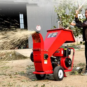 Forestry Machinery disc wood chipper machine small wood chipper shredder waste wood chipper diesel