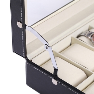 出厂价24位24槽PU皮革手表收纳盒展示盒 - Product Image 3