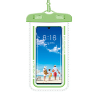 Pochette étanche pour téléphone portable avec sangle d'épaule, transparente, sensible au toucher, universelle, pour la natation