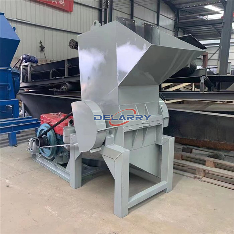 Automatic Industrial Long Plastic Pipe Crusher Vegetable Basket Crushing Machine Shredder