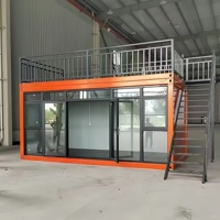 Cabine conteneur démontable et portable, maison préfabriquée de luxe à assemblage rapide, conception en acier, maison préfabriquée mobile