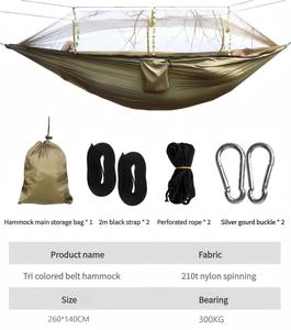 <span class=keywords><strong>Hamac</strong></span> de tente en maille de polyester en nylon léger portable de haute qualité <span class=keywords><strong>hamac</strong></span> de camping haut de gamme avec confort et mobilité - Product Image 6