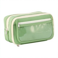 HBX – trousse à crayons transparente en PVC japonais, trousse à crayons simple et tendance pour l'école primaire, 20x5x10cm, nouveauté 2023