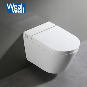 Wall Hung Toilet Wall Hung Smart Toilet Not Included Concealed Cistern Instant Heating Seat Intelligent Wall Hung Toilet