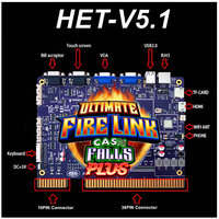 Carte de jeu PCB verticale 5-en-1 ultime Cash Falls Plus FireLink pour machine de divertissement d'arcade - Prix usine