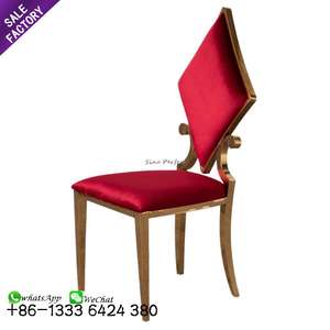 Foshan Sinoperfect Furniture <b>High</b> Quality Decoration Stainless Steel Banquet Party Wedding Stackable Stacking Rental Event <b>Chair</b> - Product Image 6