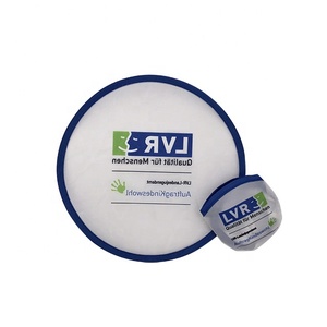 Disques volants pliables en polyester et nylon écologiques, imprimés en sérigraphie, certifiés <span class=keywords><strong>CE</strong></span>, taille personnalisable 20 cm, promotionnels - Product Image 3