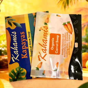 Bolsa Cosmética Personalizada con Sello Trasero Impreso, Mini Sachet de 135g para Empaque de Jabón - Product Image 5