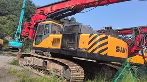 Usato SANY SR220 Rotary Rig buone condizioni di lavoro palificazione macchina con motore più recente verricello folla per la vendita 0086 18117060100 - Product Image 2