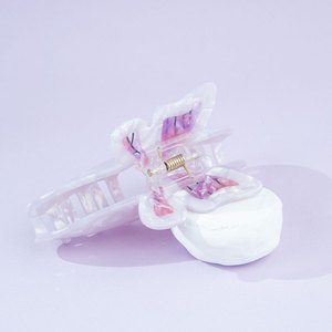 Elegante mariposa coreana pinzas para el cabello decoración del cabello de las mujeres cabello de acetato dulce - Product Image 4