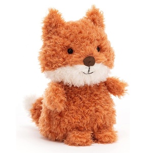 Peluches de <span class=keywords><strong>animales</strong></span> de peluche de zorro rojo marrón personalizados Kawaii <span class=keywords><strong>animales</strong></span> de la <span class=keywords><strong>selva</strong></span> perro cebra PP relleno de algodón juguetes para niños - Product Image 3