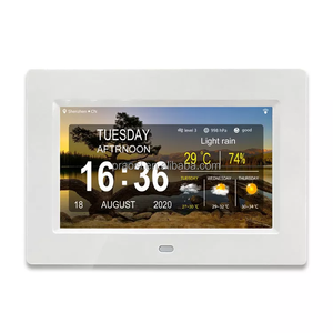 <strong>Analog</strong> <strong>Clock</strong> + Digital <strong>Clock</strong> Display 7&quot; <strong>LCD</strong> Dementia <strong>Clock</strong> With Medicine Reminder Alarm - Product Image 2