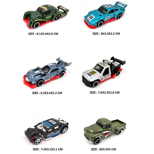 รถโมเดล PANDAS 1/64 สำหรับรถแข่งฮอตวีลส์ ชุดของเล่นแบบพกพาในกล่อง  ผลิตจากโลหะผสม พลาสติก  แบบเลื่อนได้ แถมฟรีของเล่นไดแคสต์ - Product Image 3